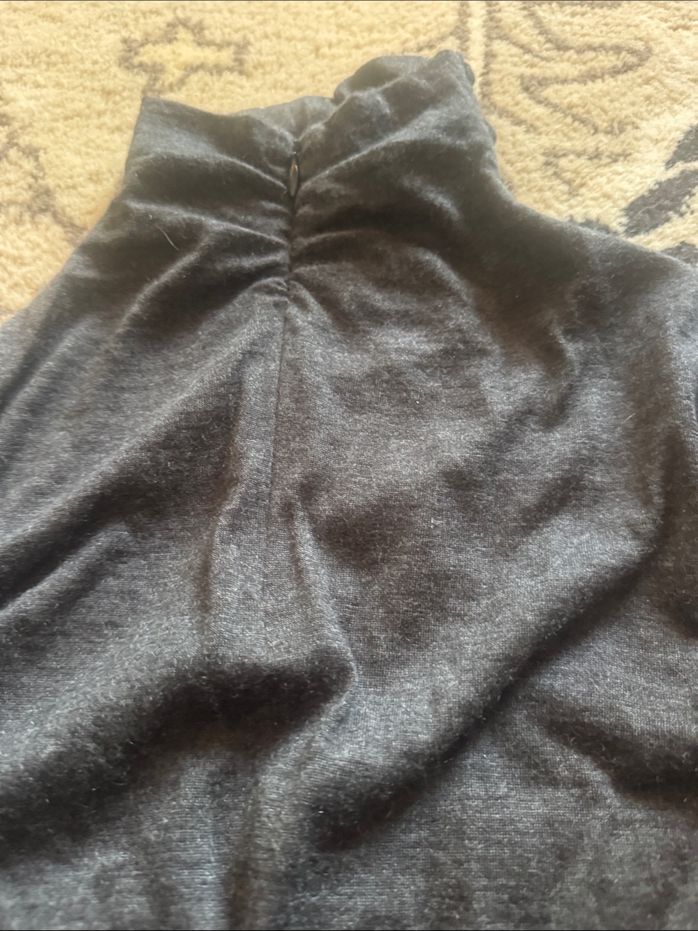Akris Charcoal Turtleneck cashmere silk blend Sweater - Picture 3 of 4